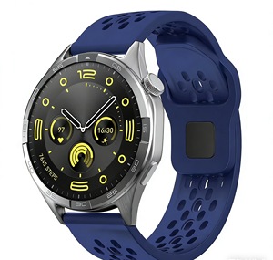 Bracelet de montre intelligente en silicone respirant Lionorm 18 mm 22 mm, bracelet de montre 20 mm pour Samsung Galaxy Watch 4/5/6 - Product Image 6