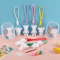 Kit de Sculpture d'Ours Artistique en Résine DIY en Gros - Jouets Thème Animal à Colorier Créatifs pour Cadeaux et Décoration Intérieure