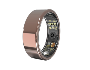 Anneau intelligent R16G en alliage de titane durable, étanche, avec capteur intégré pour surveiller la fréquence cardiaque, l'oxygène sanguin, le sommeil et synchroniser les données des pas. - Product Image 1