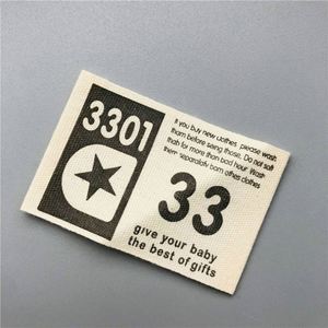Garment Fabric Woven Label Neck Tag Customized Clothing Embroidered logo Satin Silk Printing Labels Custom - Product Image 3