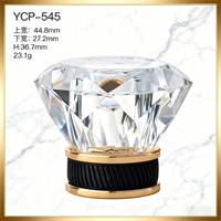 Capuchon de parfum de luxe personnalisé, anti-fuite, réutilisable, écologique, en ABS, portable et léger pour flacons de parfum