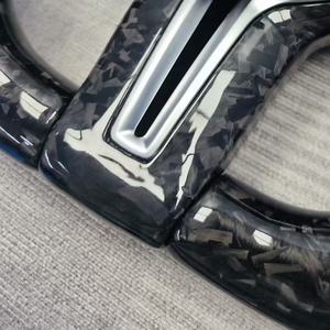 Volant en fibre de carbone forgé personnalisé pour <span class=keywords><strong>BMW</strong></span> F30 F10 M5 F90 F20 X5 E70 X6 E71 E46 M3 E39 E60 E92 M4 F36 F32 - Product Image 6