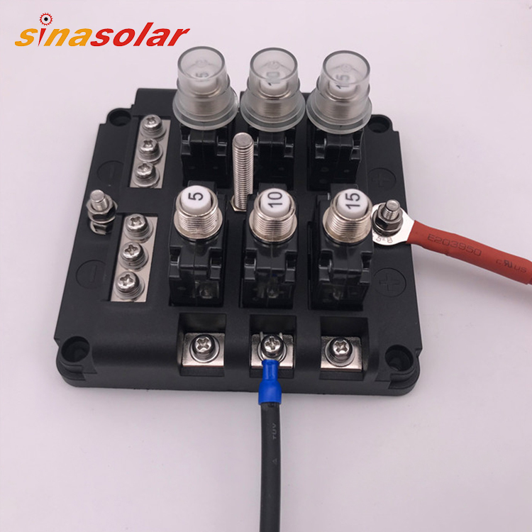 Automobile D'alimentation Marin Inoxydable Distribution 6 Voies Vis Barre Omnibus avec Couvercle