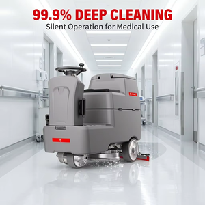 CleanHorse ARES600 Ride on Floor <strong>Scrubber</strong> 550mm Dual Brush Battery <strong>Powered</strong> <strong>Scrubber</strong> Dryer for Concrete Epoxy <strong>Tile</strong> Marble Floors - Product Image 1