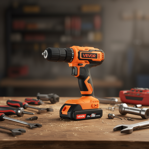 Perceuse-visseuse sans fil Vevor 1/2 pouce 20V à double vitesse variable avec chargeur de batterie pour percer le bois et le métal et vissage - Product Image 2