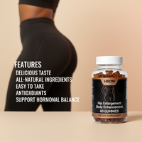 Bonbons gélifiés entièrement naturels pour le rehaussement des cuisses et l'augmentation des fesses, avec des agents antioxydants qui régulent l'équilibre hormonal