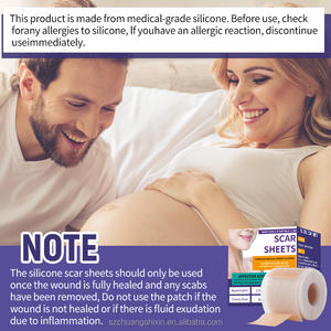 医療グレード白シリコーンスカードレッシングスキンパッチテープ低刺激性創傷修理及びスカー管理ヘルスケア機能 - Product Image 5