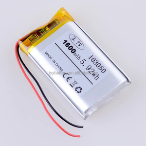 103050 <span class=keywords><strong>3</strong></span>,7V 1600mAh 5,92Wh 353050 453050 553050 653050 753050 853050 953040 Wiederaufladbarer Polymer-Lithium-Ionen-Akku - Product Image 2