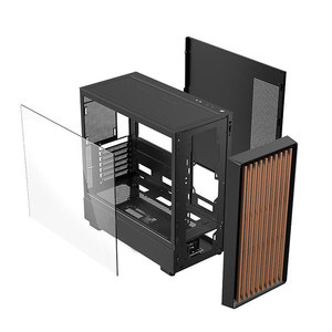 High Quality <strong>Gaming</strong> <strong>Pc</strong> <strong>Case</strong> Atx <strong>Pc</strong> <strong>Case</strong> with Wooden Front Panel Support 240mm 360mm Water Cooler - Product Image 2