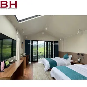 Sustainable Living house- Quick Build, Stylish Designs Prefab Light Steel Villas Hotel Resort Houses