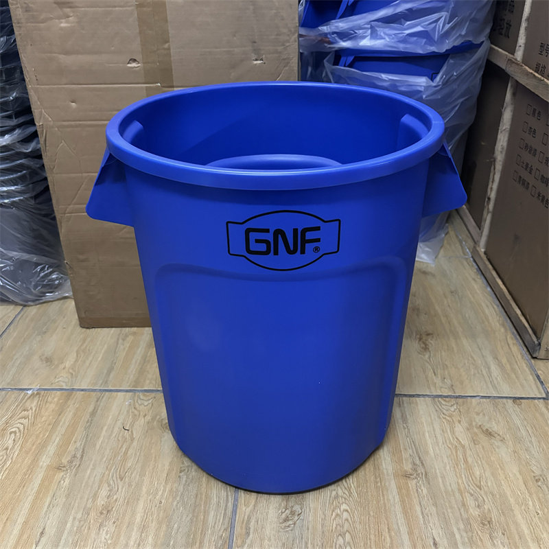 Lujoso barril individual azul de 75L, nuevo LDPE.
