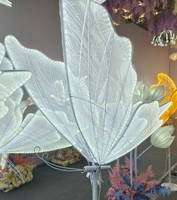 Accessoires de mariage, lampe de sol LED en forme de papillon de luxe, éclairage de passage pour la décoration de la scène de mariage