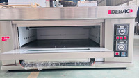 Four à sole DEBACK GAS à 3 niveaux et 6 plateaux avec contrôle, haute productivité pour la cuisson, la vapeur, les pizzas, les gâteaux, les biscuits, usage industriel