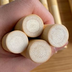 Mango de garrote con bandas doradas de mano para hombres y mujeres, palo de bambú sólido, pieza de mango tallado de Bambú - Product Image 4