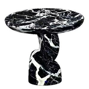 Dalle de marbre moderne italienne haut de gamme Caracata blanche et noire utilisée pour la personnalisation de la base de la <span class=keywords><strong>table</strong></span> <span class=keywords><strong>basse</strong></span> dans le salon - Product Image 2