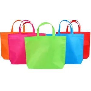 Cheap Price Recyclable PP Polypropylene Non-Woven Bag D Cut Carry Tote D-cut Non woven Bag