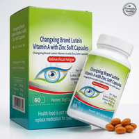 Capsules molles de Lutéine, Vitamine et Zinc – Antioxydant pour Améliorer la Vue et l'Immunité des Étudiants et des Jeunes – Soulagement