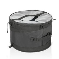 Sac de rangement pliable pour chapeau OEM, logo personnalisé, grande capacité, étui de transport rond pour chapeau, organiseur