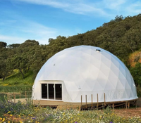 Grande dôme bulle extérieur panoramique transparent pour observation du ciel étoilé, design moderne, idéal pour rendez-vous romantique, salle DIY, anniversaire, fête