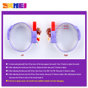 SKMEI 1240 nouvelle mode numérique sport dessin animé montre garçons filles mignon enfants montre Silicone électronique numérique montres en plastique - Product Image 4