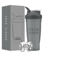 Bouteille shaker de 600 ml pour protéines, idéale pour la gym, le fitness, les voyages, et compatible eau bouillante – Bouteille à boire directement