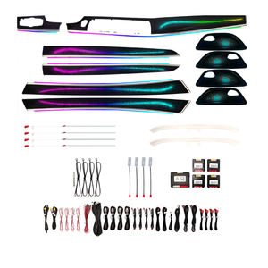 Éclairage d'ambiance intérieur de voiture à LED 64 couleurs pour BMW Série 5 (F18/F10) 2011 à 2017, accessoires de bande lumineuse d'ambiance, mise à niveau - Product Image 1
