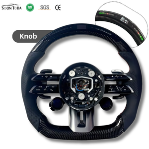Volant SOON TODA en fibre <span class=keywords><strong>de</strong></span> carbone avec affichage LED <span class=keywords><strong>de</strong></span> la <span class=keywords><strong>vitesse</strong></span> pour Mercedes Benz GLA B GLB C GLC E GLE CLS ZC-223-YD-D-T1291-F - Product Image 1