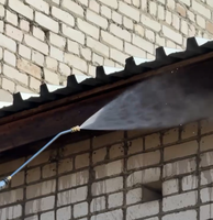 Perche télescopique en fibre de carbone alimentée en eau, perche de lavage extensible à longue portée pour le nettoyage des toits, des murs et des façades
