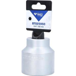 Brilliant Tools Zócalo hexagonal de 3/4 ", 50 mm - Product Image 4