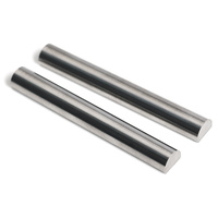 Barres demi-rondes en carbure de tungstène rectifiées avec précision, barres en carbure cémenté en forme de D pour outils de coupe spéciaux