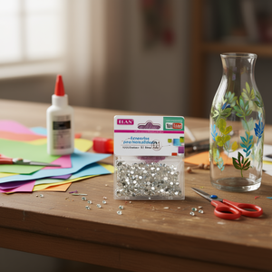 Strass Ilan 4 mm bianchi per artigianato e progetti fai da te - Product Image 3