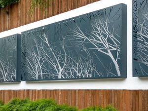 Customized Laser Cut Decorative Outdoor Privacy Art <b>Metal</b> <b>Screens</b> <b>Panels</b> Corten Steel Garden <b>Screen</b> - Product Image 1