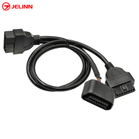 OBD 2 OBD2 Splitter Y Cable J1962 Arnés de cables divididos de 16 pines para automóviles Ford