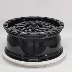 Cerchi in Lega 4x4 Fuoristrada <span class=keywords><strong>17</strong></span> 18 Pollici 6x1397 Beadlock Nero Opaco Forgiati per Jeep Wrangler F150 <span class=keywords><strong>Toyota</strong></span> <span class=keywords><strong>Hilux</strong></span> - Product Image 3