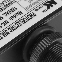 Interrupteur photoélectrique Betterlux AC 105-130V avec capteur crépusculaire, capacité de charge nominale 600W/480VA, noir