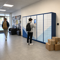 Casillero Inteligente Winnsen para Entrega de Paquetes, con Cerradura Electrónica de Alta Densidad, Disponible 24/7, para Apartamentos Estudiantiles Fuera del Campus