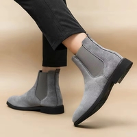 Chaussures habillées formelles pour hommes, bottes en cuir, Desert Chukka