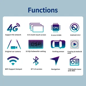 Kaier Android Car đài phát thanh stereo cho Suzuki jimny jb64 jb74 2018 2022 đa phương tiện GPS navigation màn hình xe chơi DVD CD máy nghe nhạc - Product Image 3