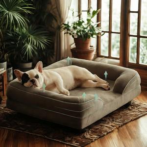 Camas para perros de alta calidad superventas, productos para mascotas de tendencia, almohada ortopédica de espuma viscoelástica suave y cómoda, sofá cama para perros - Product Image 2