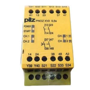 Pilz Pnoz Xv2 Safety <b>Relay</b> 24V Dc Dual Channel 10A Screw Terminal Chassis Mount - Product Image 1