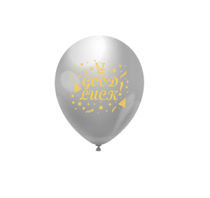 Ballon en latex or et argent de 12 pouces, tendance et de qualité, pour la décoration de fêtes (entreprise, retraite, école, saison des diplômes) - Product Image 4