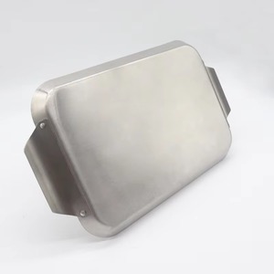 Grille de rôtissage de poulet en acier inoxydable pour barbecue avec broche et plat de cuisson, outil de grillade extérieur - Product Image 2