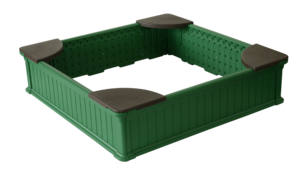 현대 홈 4ft x 4ft 날씨 방지 야외 플라스틱 샌드 박스 키트/커버 - Product Image 2