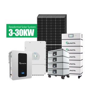 Sistema de Energía Solar para Uso Doméstico SUNDTA, Fotovoltaico, 5KW, 8KW, 10KW, 15KW, Sistema Híbrido de Almacenamiento de Energía Solar - Product Image 4