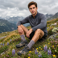 Chaussettes de randonnée légères en laine mérinos, coupe basse, anti-ampoules, unisexes, pour hommes et femmes