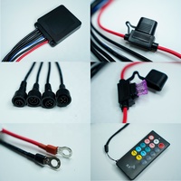 Kit de Luces LED RGBW de 8 Filas y 4 Piezas de 15" y 17" para Ruedas, Múltiples Colores, Cuatro Filas, Doble Cara, Control Remoto por Aplicación, para Camiones y Vehículos Todoterreno, IP67