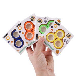 Nouveaux anneaux magnétiques transfrontaliers uniques, bagues magnétiques puissantes et jouets anti-stress pour les doigts et fidget spinner - Product Image 1