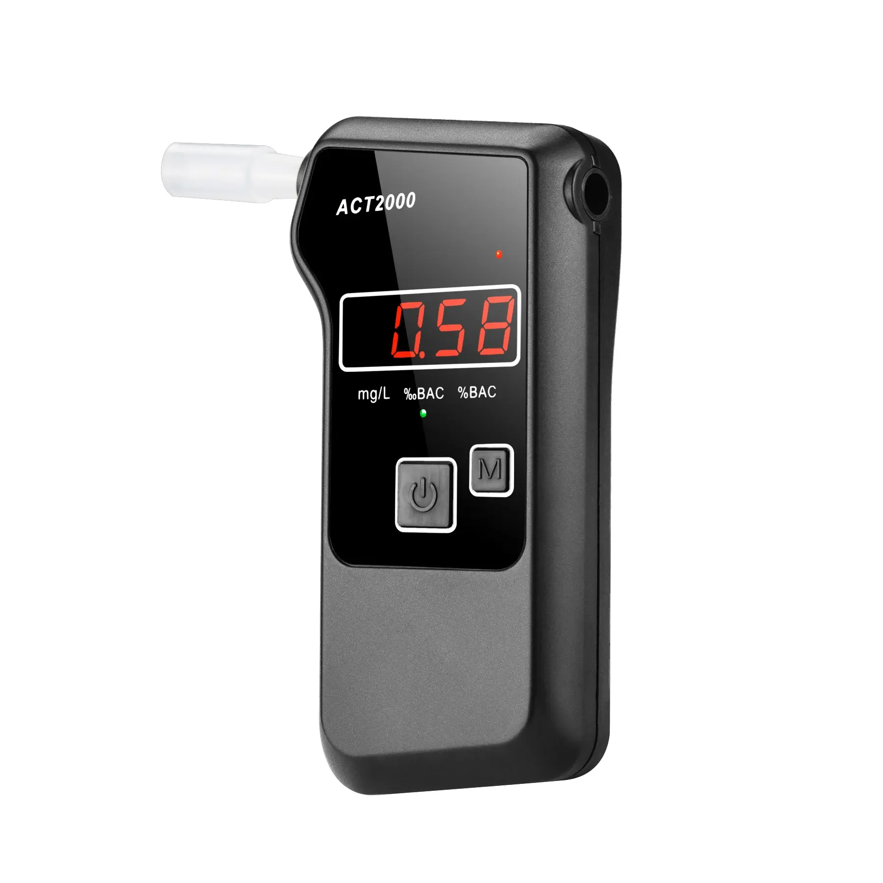 Factory price digital breath alcohol tester with mouthpieces, ODM&OEM breathalyzer, drunk driving car breathalyzer