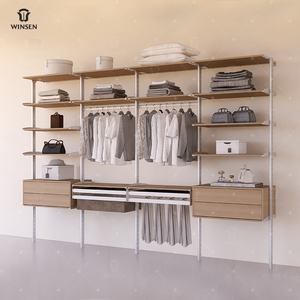 Armario Modular de Aluminio Moderno WINSEN, Estante para Ropa con Estantes, Almacenamiento de Armario Personalizado para Dormitorio - Product Image 2