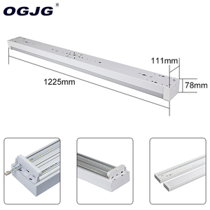 New Design Indoor Shooting Range Hanging Aluminum 4ft Led Batten <strong>Lights</strong> 36w 40w 60w 70w <strong>Lounge</strong> Linear Tube Fixture - Product Image 2